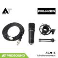 Franken FCM-5 ไมโครโฟนคอนเดนเซอร์ แบบ Cardioid ช่องเสียบหูฟังขนาด 3.5 มม. รองรับ USB AT Prosound. 