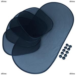 [COD] shiou 5pcs set Car Window Sun Shades Cover Anti-UV Mesh Shade Curtain Protector