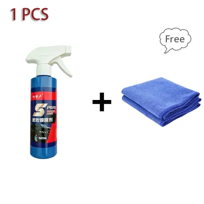 Car Nano Coating Spray Quick Polish Automotive Ceramic Coating Agent Maintenance Tool Automotive Anti Fog Rainproof Coating Nano Spray Ejen Automotif Anti Kabut Salutan Kalis Hujan 汽车镀膜剂