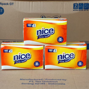 Paket Hemat Isi 1 2 dan 3 Pack Tisu Facial Foam Nice 180 Sheet 2 Ply Tissue Promo by ALMAHIRA SHOP