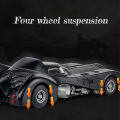 1/24 1989 Batmobile diecast car qiyi Genuine authorization Light and Sound Spray Zinc Alloy Model Toys Cars Collection Hot Wheels Model Toy Pull Back Toys for Boys for 3 Years Old and above. 