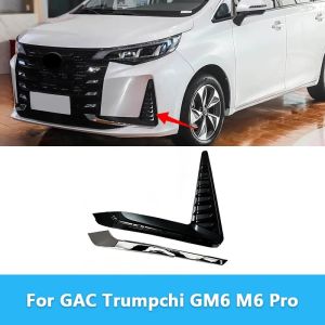 For GAC Trumpchi GM6 M6 Pro Front Bumper Fog Light Cover Fog Lamp Grille Trim Cover