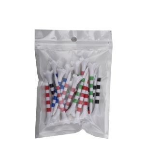 RGFV 20Pcs 70/83mm Golf Tee Set Professional with Stripe Golf Practice Tees Plastic Durable Golf Ball Holder Golf Accessories