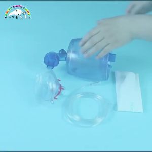 Artificial Resuscitator Emergency Ambu Bag Manual Resuscitator for First Aid Training Veterinary Device