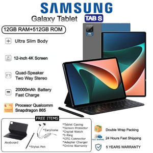 Samsung Galaxy Tab S 11.8-Inch 4K Screen 12GB RAM 512GB Storage Tablet with Qualcomm Snapdragon 845 Dual Stereo Speakers and 144Hz WQHD+ Display