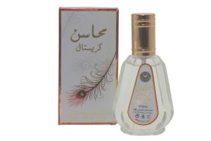 Mahasin Crystal Ard Al Zaafaran Minyak Wangi EDP 50ml Long Lasting Perfume For women Best Fragrance