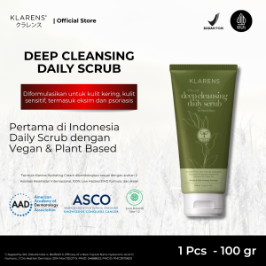Klarens Deep Cleansing Daily Scrub 100gr