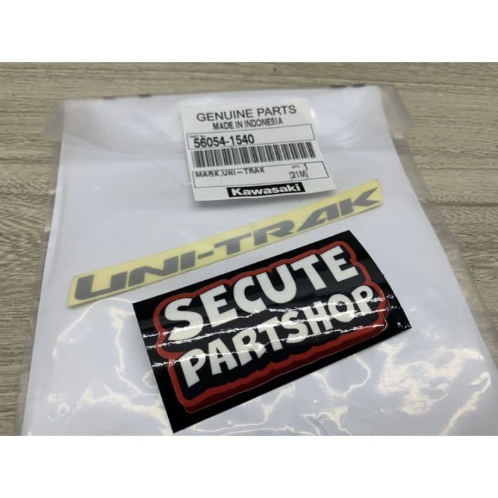 Stiker Label UNITRAK UNITRACK KLX Dtracker 150 Original Kawasaki ...