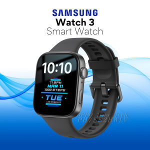 SAMSUNG Watch 3 Smart Watch Gift for Men Women 2.04 Inch Touch Screen GPS Track Original SmartWatches Sport Watch IP68 Waterproof Blood Oxygen Blood Glucose Blood Pressure Heart Rate Sleep Monitoring Fitness Mode Bluetooth Call SMS Reminder