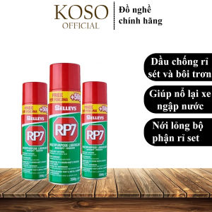 Chai xịt dầu RP7 KOSO 350g- 493ml xịt bôi trơn bảo vệ thiết bị động cơ chống rĩ xét hàng chính hãng