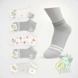 S1 [5PASANG] Kaus Kaki Wanita Cute Lucu Style Korea Pendek Semata Kaki