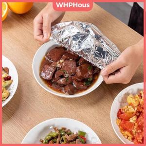 WHPHous 10PCS Repeatable Aluminum Foil Insulation Covers - Eco-Friendly Kitchen Food Covers For Bowls & Dishes Storage For Kitchen