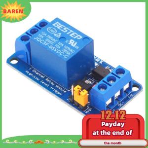 BAREN 3.3V 5V 12V 24V 1 Channel Relay Module High and low Level Trigger Relay Board