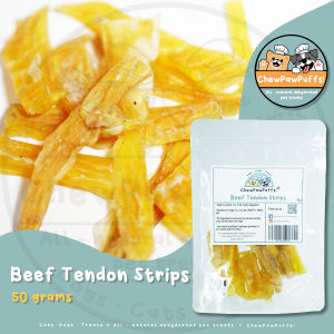 All Natural Dehydrated Beef Tendon Strips 50g