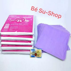 Giấy lót phân su miếng lót phân su tím trẻ sơ sinh Hiền Trang (7-9 miếng) 1 Gói