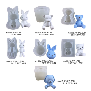 Animal Shape Mold for Making Silicone Molds Resin Epoxy Mold for Making Soaps Craft