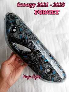 Tutup Kenalpot Scoopy New Forget -Penutup-Tameng Pelindung -Kenalpot-Muffler Scoopy New Led 2020 - 2023