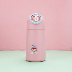 Botol Minum Kaca Anak Food Grade Minimalis 350ml Motif Karakter Baby Dino Venrz Wakakids
