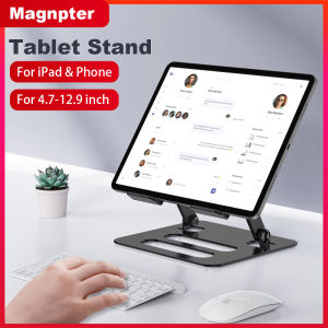 Portable Tablet Holder Universal Aluminum Alloy Foldable Holder for IPad Tablet Desktops Holder Adjustable Mobile Phone Stand2026