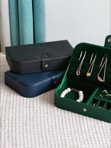 High-end Retro Jewelry for Women | Elegant Earrings Ring Necklace Set | Exquisite Small Portable Jewelry Storage Case | Luxury Vintage Accessories Gift