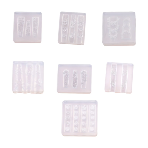 Create Elegant 3D Nail Patterns with Practical Silicone Mold Reusable Nail Art Decoration for Nail Enthusiasts