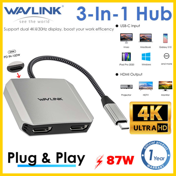 wavlink usb 3 to hdmi dual display adapter