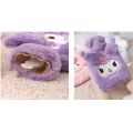 Plush Hot Water Bag Cinnamoroll Plus Velvet Thickened Explosion-Proof Hot Water Bag Large Hand Warmer Cartoon Plush Hand Feet Warmer Bag for Period Pain Relieve. 