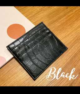 DOMPET KARTU 6 SLOT DAN 1 UANG KERTAS NEW CROCO MATTE