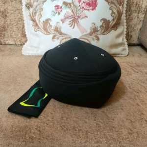 Peci Imamah Permanen Hitam Peci Imamah Siap Pakai Peci Imamah Dewasa Peci Imamah Anak laki Laki