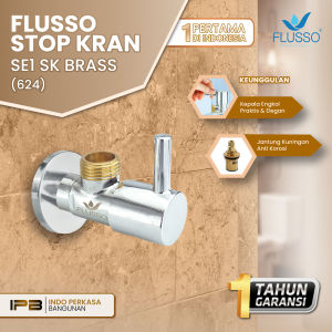 Stop Kran Air Ukuran 1/2 | Stop Kran Air | Stop Keran | FLUSSO KRAN SE1 SK BR | 624