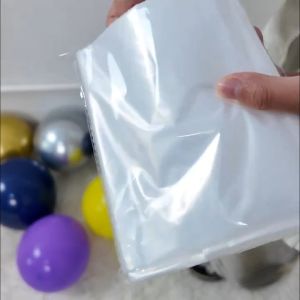Plastic Storage Bags 10pcs Large Thickened Transparent Flat for Clothes Moving Packaging Organizer
