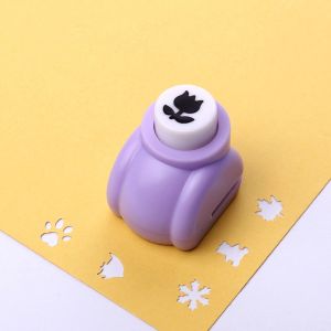 MAOMEI STUDIO Sáng Tạo 10mm Mẫu giáo Dụng cụ thủ công tự làm Tông đơ giấy Sổ lưu niệm Máy đục lỗ giấy mini Máy Đục Lỗ tự làm Đục lỗ dập nổi Đấm Thẻ quà tặng