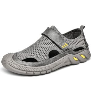 Sepatu Sandal Hiking Pria Sepatu Gunung Anti Slip Mendaki Sports Trekking Sendal Tahan Air Outdoor Adventure Keren 424