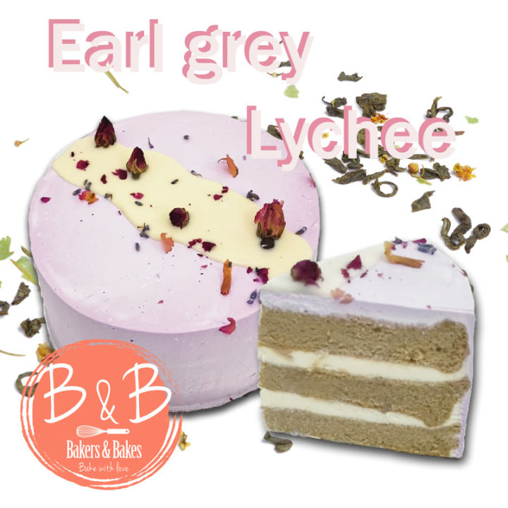 Bakers & Bakes 500g 1kg Earl grey lychee Cake Lazada Singapore