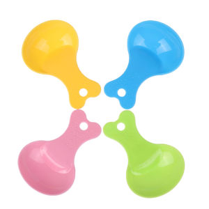 wangyueh 1 cái thức ăn vật nuôi Scoop nhựa trung chuyển con chó thực phẩm muỗng con chó con thực phẩm scooper đo cup mèo thực phẩm Scoop vật nuôi cho ăn Nguồn cung cấp