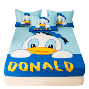 Cute Cartoon Fittedsheet Disney Mickey Bedsheet Kid Fitted Bedsheet Pillowcase