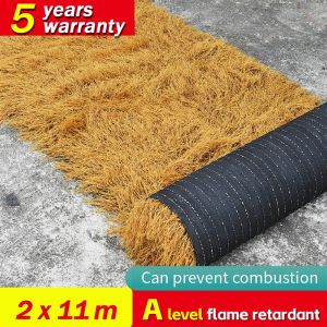 2M*10M Thatch Straw Roof decoration Synthetic Long Grassy Hay Table Centerpiece Decorations