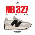 New Balance 327 Sea Salt Black for Men and Women Sneakers 100% Original ...