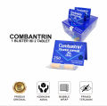 COMBANTRIN TABLET OBAT CACING DENGAN KANDUNGAN PIRANTEL PAMOAT - 1 STRIP 2 TABLET. 