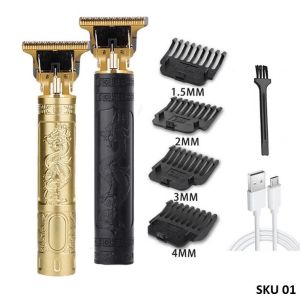 Alat Cukur Rambut Kumis Dan Jenggot Naga Type Cas USB Portable - ShennyStore