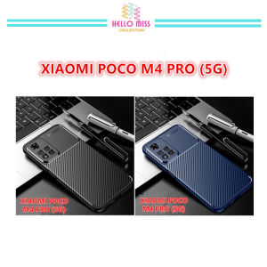 XIAOMI POCO M4 PRO (5G) CARBON TEXTURE SOFT TPU BACK CASE