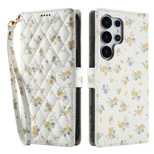 เคสสำหรับ Samsung Galaxy S25 S23 S24 S20 S21 S22 S21แบบพิเศษ/S25 S24 S23 S22 S21 S20พลัส/S20 S23 S24กระเป๋าสตางค์หนังแม่เหล็กดอกไม้ FE เคสเคสแบบพับปิดได้ช่องเสียบบัตร