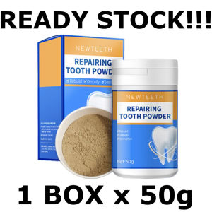 newteeth gum repairing tooth powder stronger and Whitening Tooth made from Herbal Serbuk Pemutih Gigi dan penjagaan gusi gigi 神龈粉牙龈萎缩敏感口腔清洁牙齿亮EXP 2027