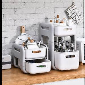 [SG Seller] Multi-purpose Kitchen Storage/ Under Sink Drawer Rack/ Condiment & Spice Racks/  Bathroom Storage/ Desktop Storage Rack