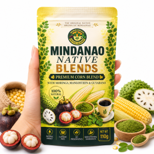 Mindanao Native Blends Premium Corn Blend with Moringa Mangosteen & Guyabano 110g | Caffeine-Free | Gluten-Free | No Preservatives