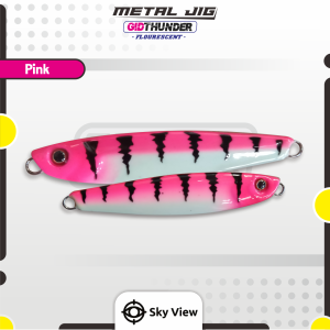 Metal Jig 30 Gram Full GID UV Neon 30gr 30grm Umpan Metal Jig Micro Jig 30g 30gram Glow In The Dark