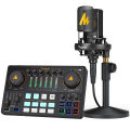 Manila stock Maonocaster AME2 Mixer Audio Interface for Recording,Guitar,for PC Streaming,Audio Interface with 48V Phantom Power for XLR Condenser Microphone Dynamic Microphone SoundCard Complete Set. 
