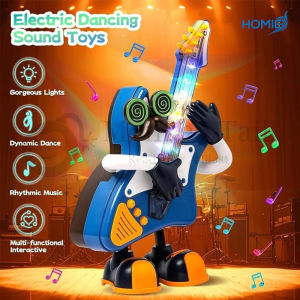 Electric Guitar Dancing Mr. Rock Musical Toy / Multi-gameplay Interactive Music LED sound dance toys