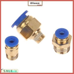 Follow Get New[Bloom Z] 1Pc Pneumatic Air Connector Fitting PC 4 6 8 10 12 14 16MM Thread 1 4 1 8 3 8 1 2 3 4 Hose Fittings Pipe Quick Connectors