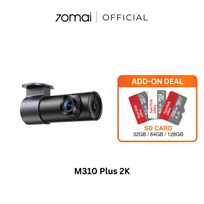 70mai M310 Plus Front Dashcam | Super Night Vision | Buffered Emergency Recording | Voice & App Control